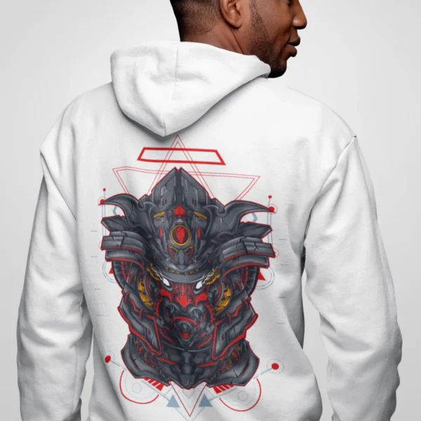 Streetwear Samurai Geometry Urban Hoodie