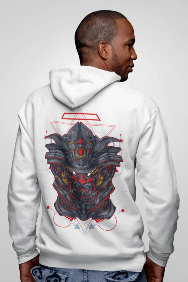 Streetwear Samurai Geometry Urban Hoodie