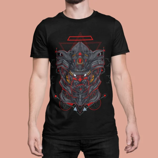 Streetwear Samurai Geometry Urban T-shirt