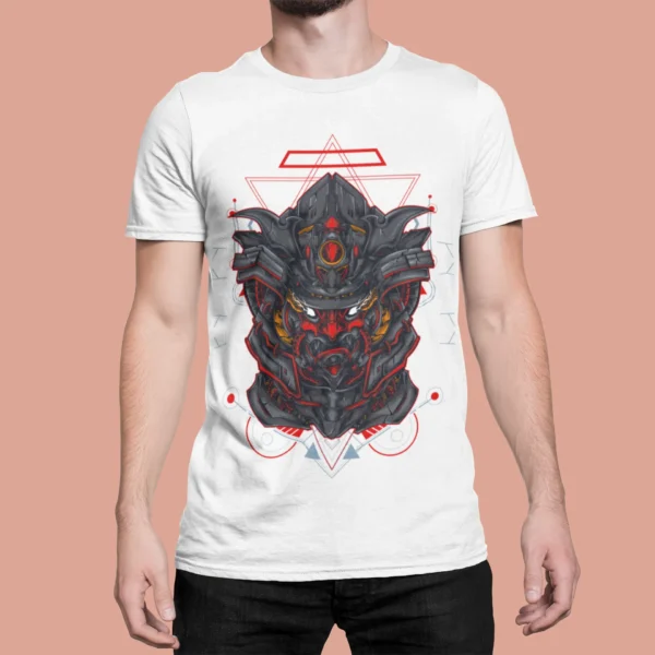 Streetwear Samurai Geometry Urban T-shirt