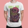 Streetwear Skull Kids T-shirt white