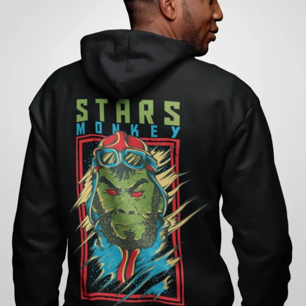Streetwear Stars Monkey Urban Hoodie