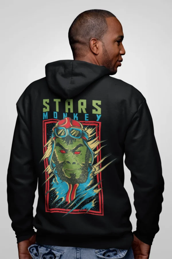 Streetwear Stars Monkey Urban Hoodie