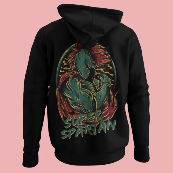 Streetwear Super Spartan Urban Hoodie