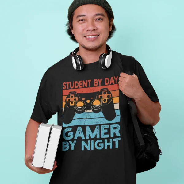 Student By Day Gamer By Night T-shirt