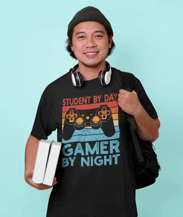 Student By Day Gamer By Night T-shirt