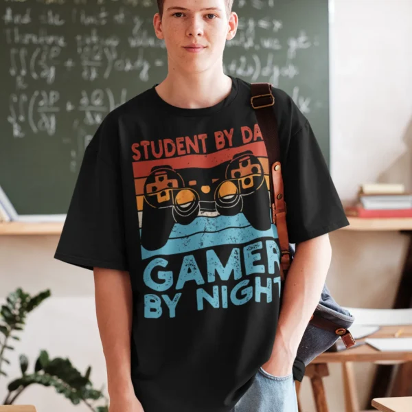 Student By Day Gamer By Night T-shirt
