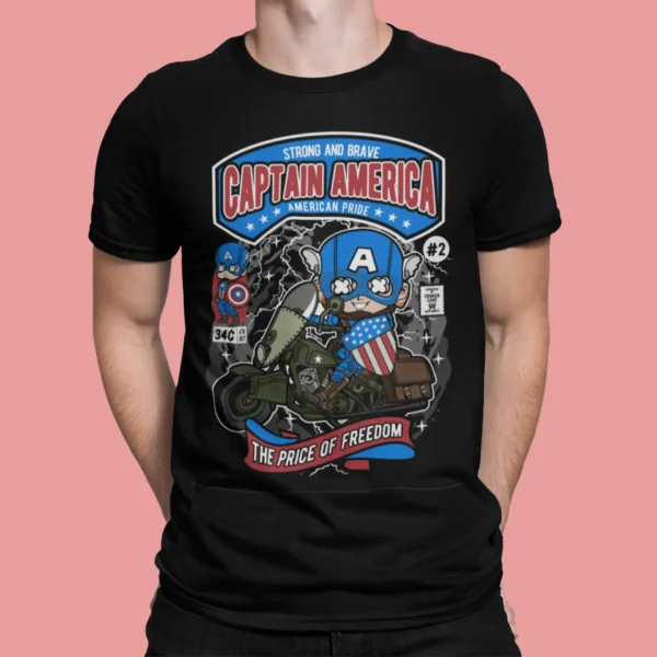Captain America Ride T-shirt Captain America Ride T-shirt