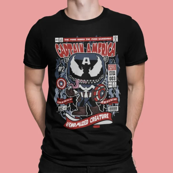 Captain America Venomised T-shirt