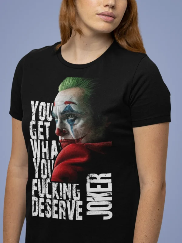 Streetwear Joker You Deserve Urban T-shirt
