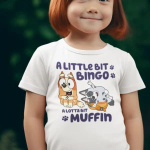 Bluey Cartoon A Little Bit Bingo Urban T-shirt