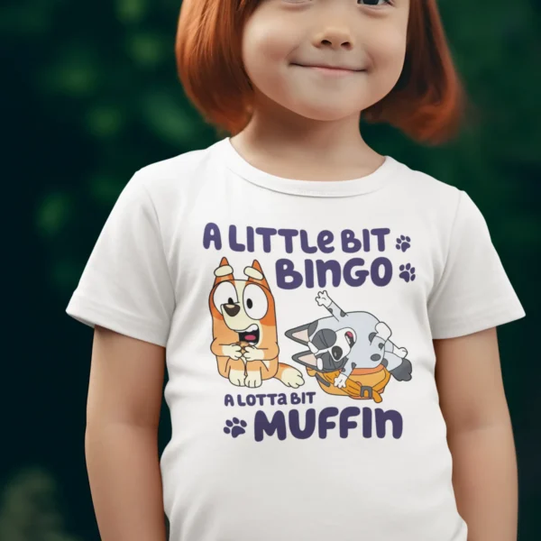 Bluey Cartoon A Little Bit Bingo Urban T-shirt