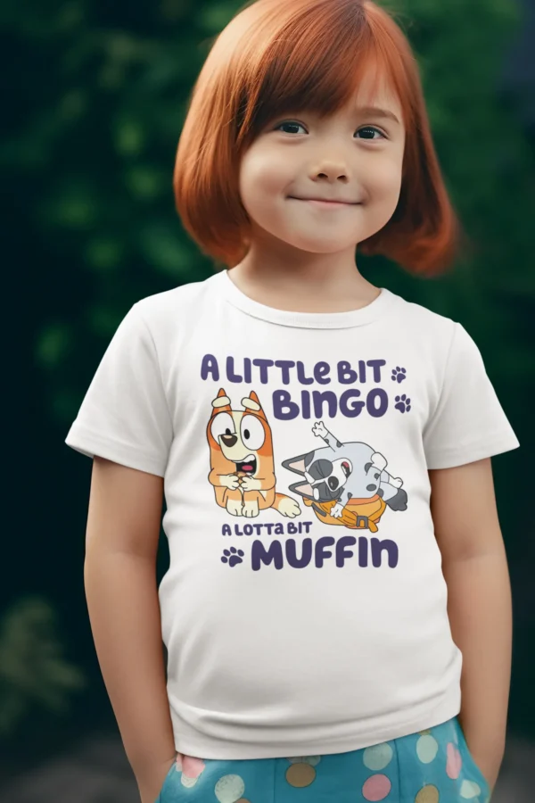 Bluey Cartoon A Little Bit Bingo Urban T-shirt