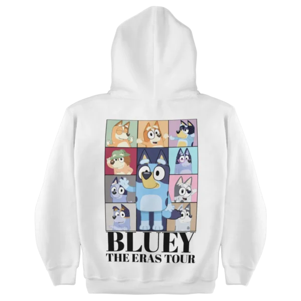 Bluey Cartoon Eras Tour Urban Hoodie