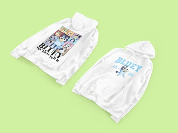 Bluey Cartoon Eras Tour Urban Hoodie