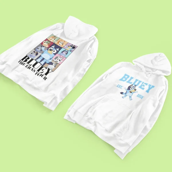 Bluey Cartoon Eras Tour Urban Hoodie
