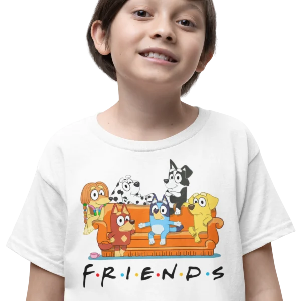 Bluey Cartoon Friends Urban T-shirt