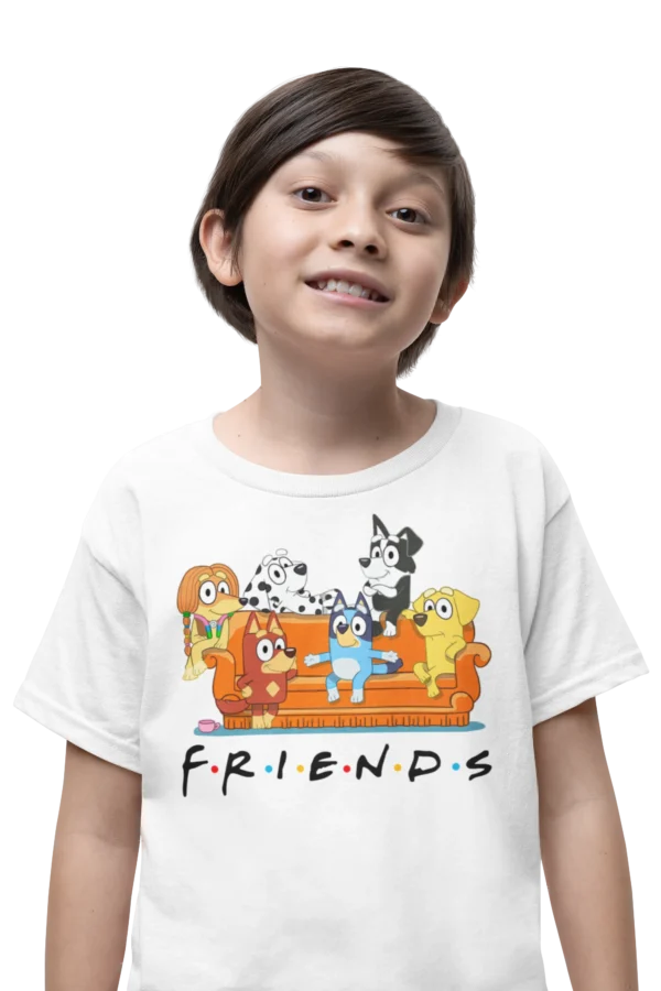 Bluey Cartoon Friends Urban T-shirt