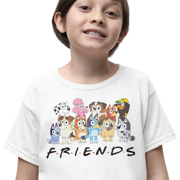 Bluey Cartoon Friends 2 Urban T-shirt