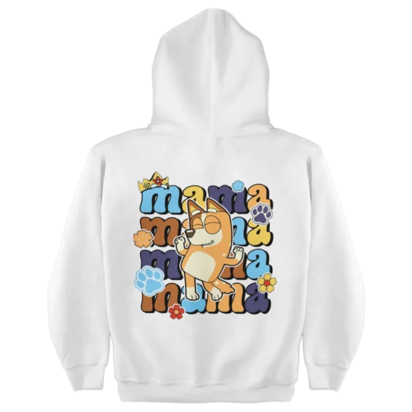 Bluey Mama Cartoon Urban Hoodie