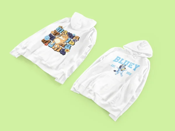 Bluey Mama Cartoon Urban Hoodie