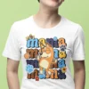 Bluey Mama Cartoon Urban T-shirt
