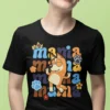 Bluey Mama Cartoon Urban T-shirt