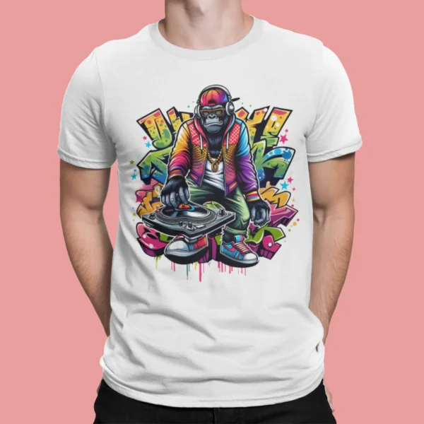 Graffiti Dj Monkey T-Shirt