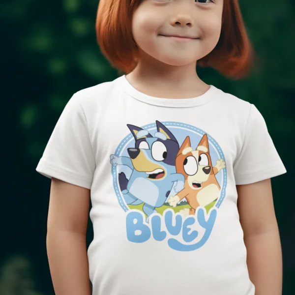 Streetwear Bluey Cartoon Urban T-shirt