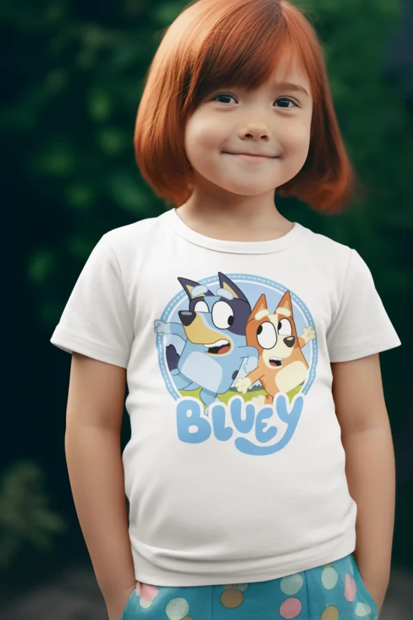 Streetwear Bluey Cartoon Urban T-shirt