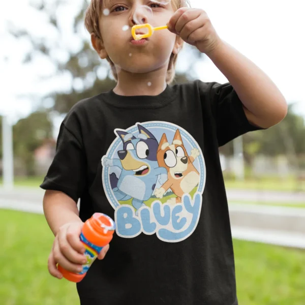 Streetwear Bluey Cartoon Urban T-shirt