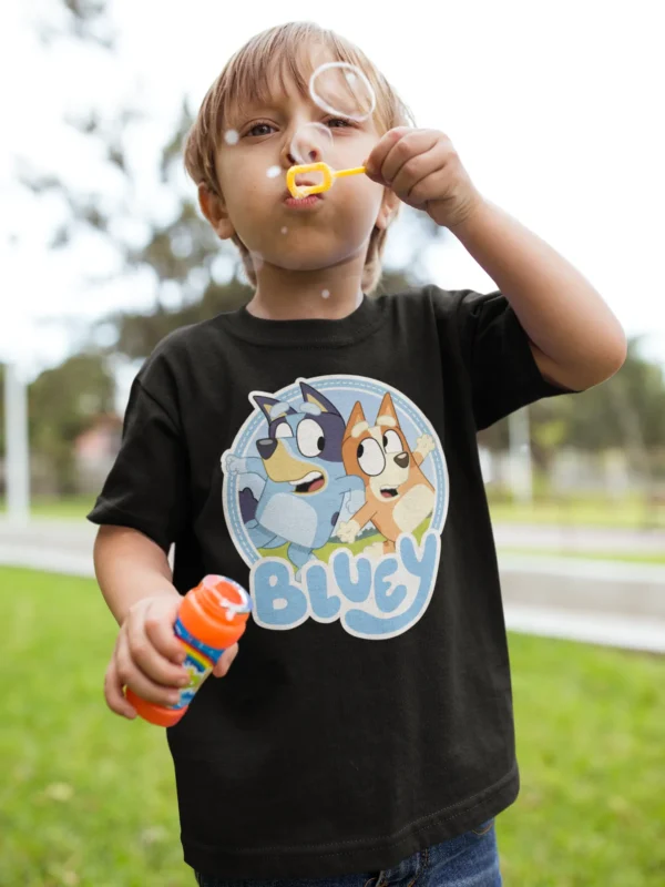 Streetwear Bluey Cartoon Urban T-shirt