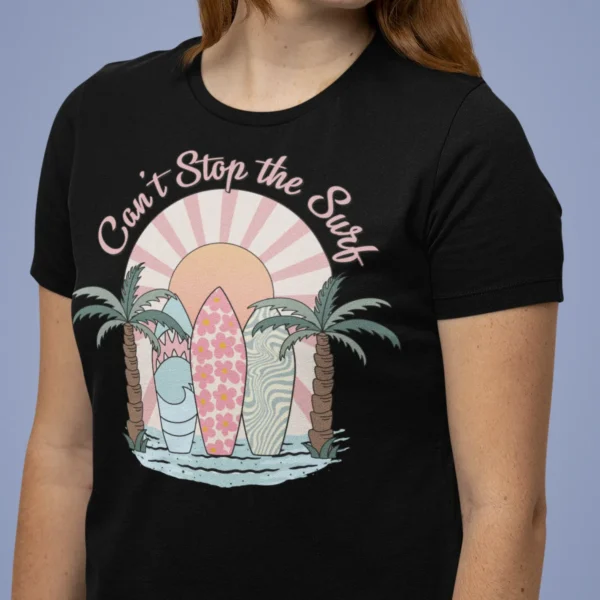 Summer Can't Stop Surf Woman T-shirt