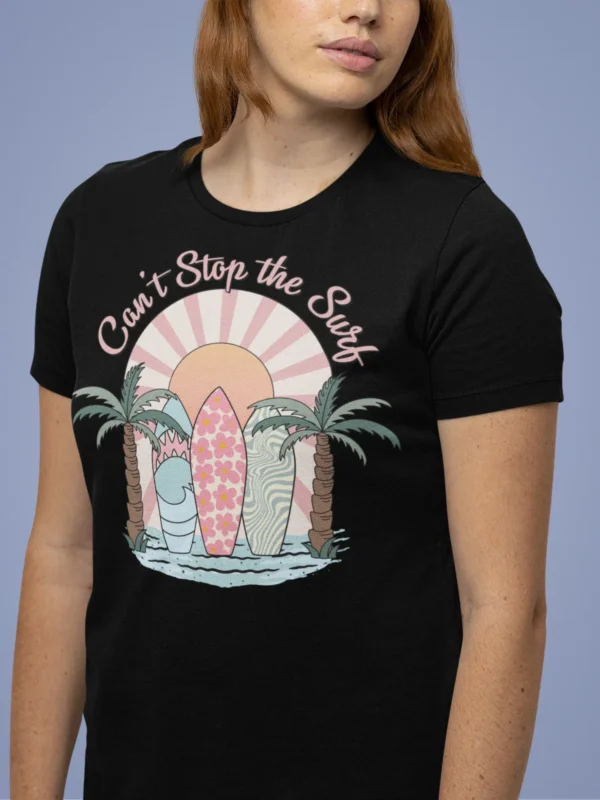 Summer Can't Stop Surf Woman T-shirt