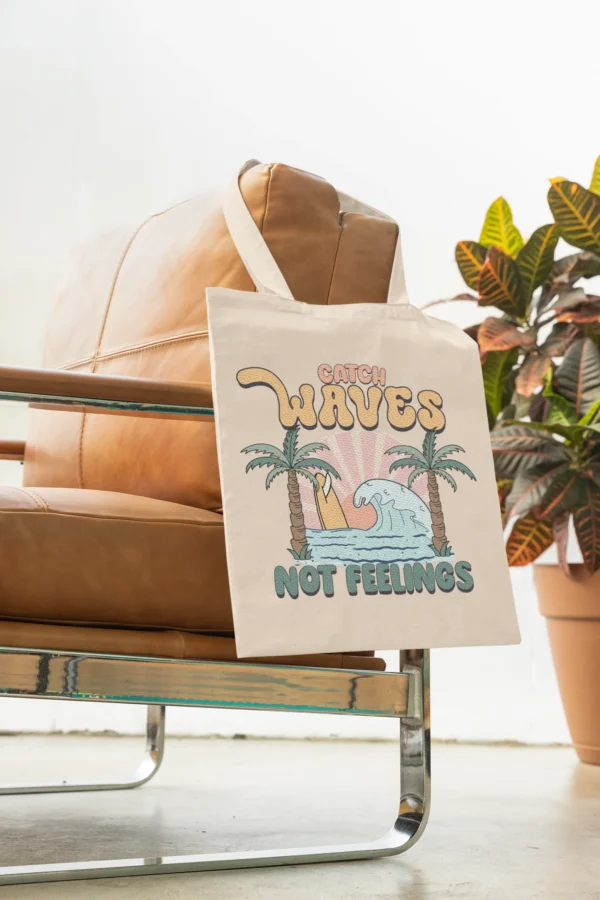 Summer Catch Waves Not Feeling Tote Bag