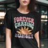 Summer Forever Chasing Sunset Woman T-shirt