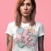 Summer Groovy Distressed Woman T-shirt