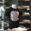 Summer Groovy Distressed Woman T-shirt