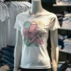 Summer Groovy Distressed Woman T-shirt