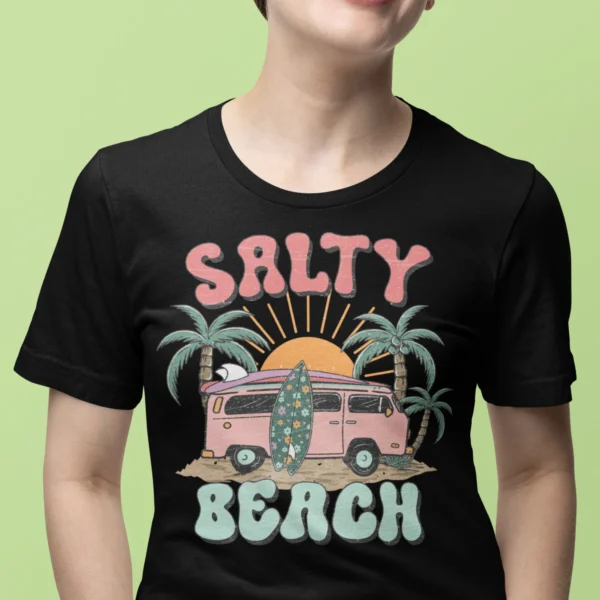 Summer Salty Beach Woman T-shirt