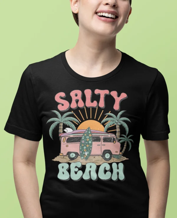 Summer Salty Beach Woman T-shirt