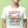 Summer Salty Beach Woman T-shirt