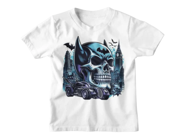 Superheroes Batman 2 Skull T-shirt