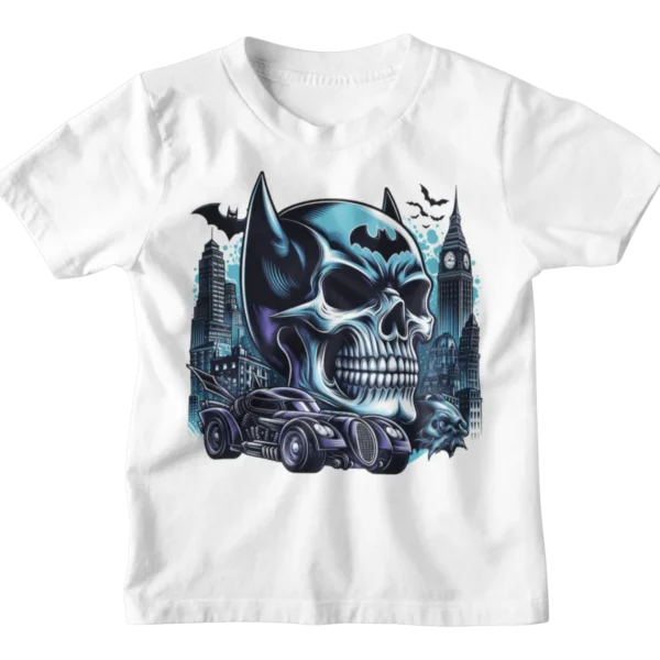 Superheroes Batman 2 Skull T-shirt