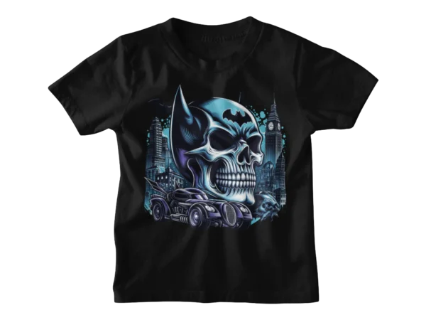 Superheroes Batman 2 Skull T-shirt