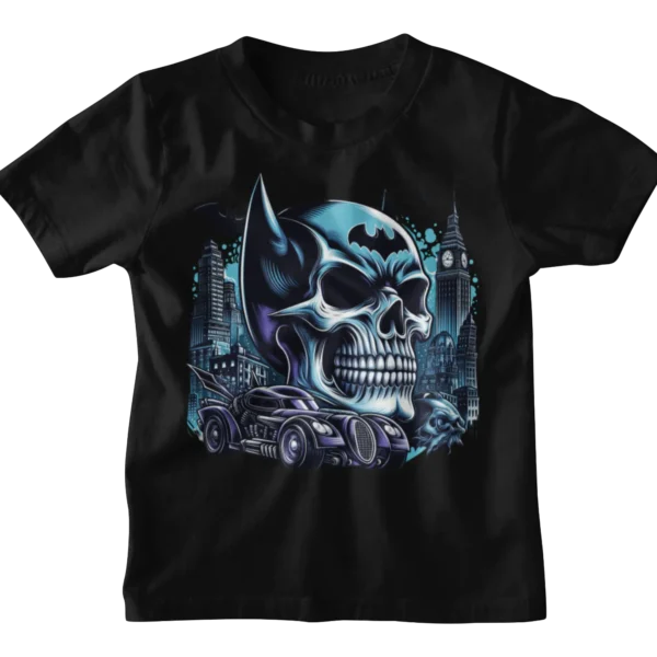 Superheroes Batman 2 Skull T-shirt