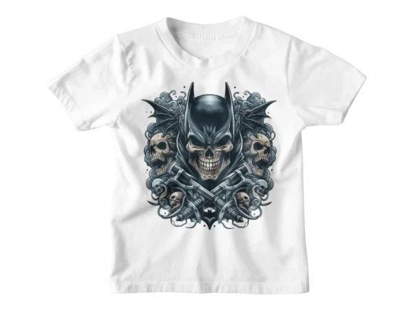 Superheroes Batman 3 Skull T-shirt