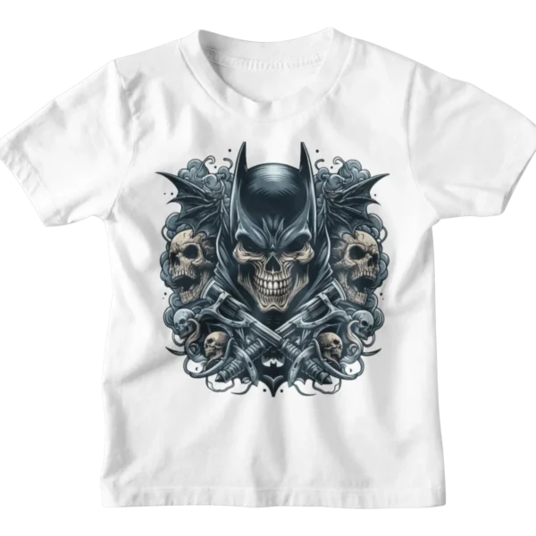 Superheroes Batman 3 Skull T-shirt
