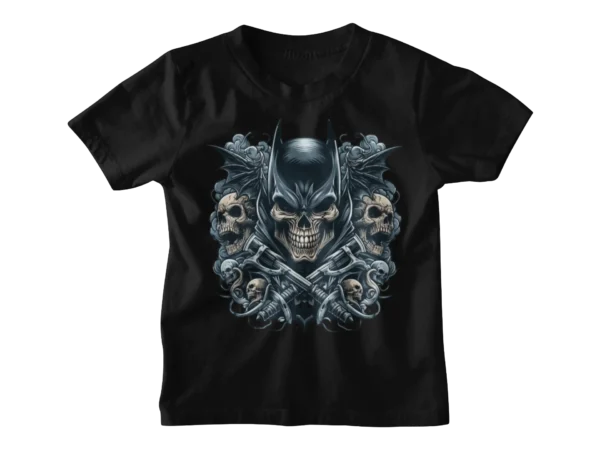 Superheroes Batman 3 Skull T-shirt