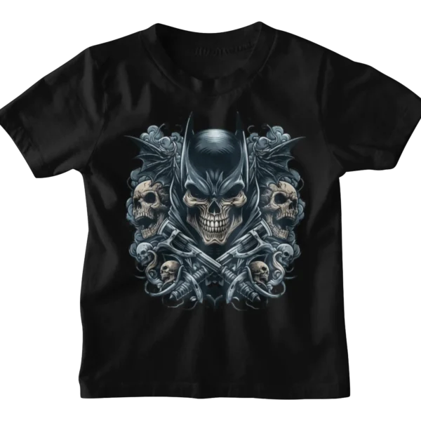 Superheroes Batman 3 Skull T-shirt